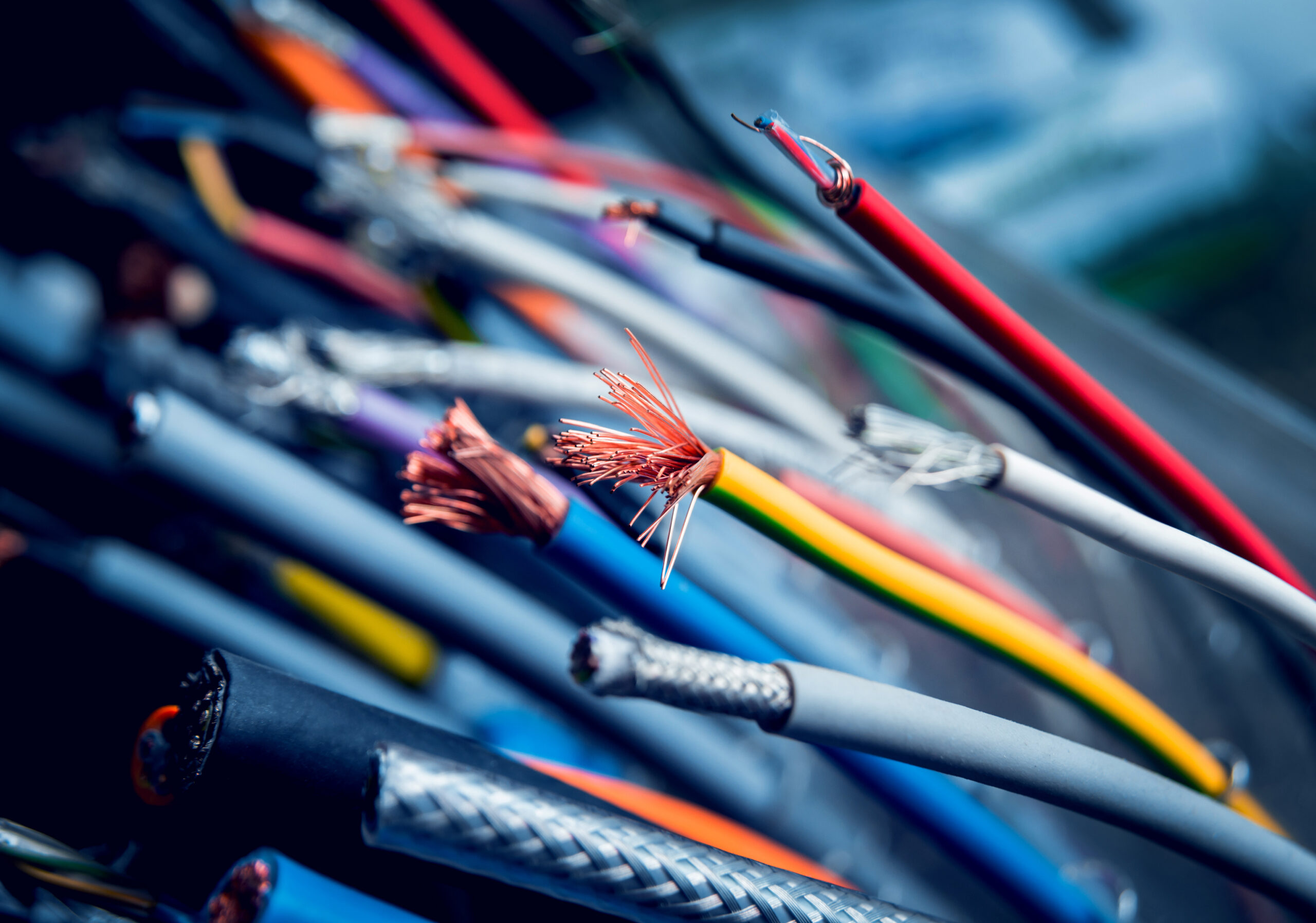 Electrical equipment. Background and texture